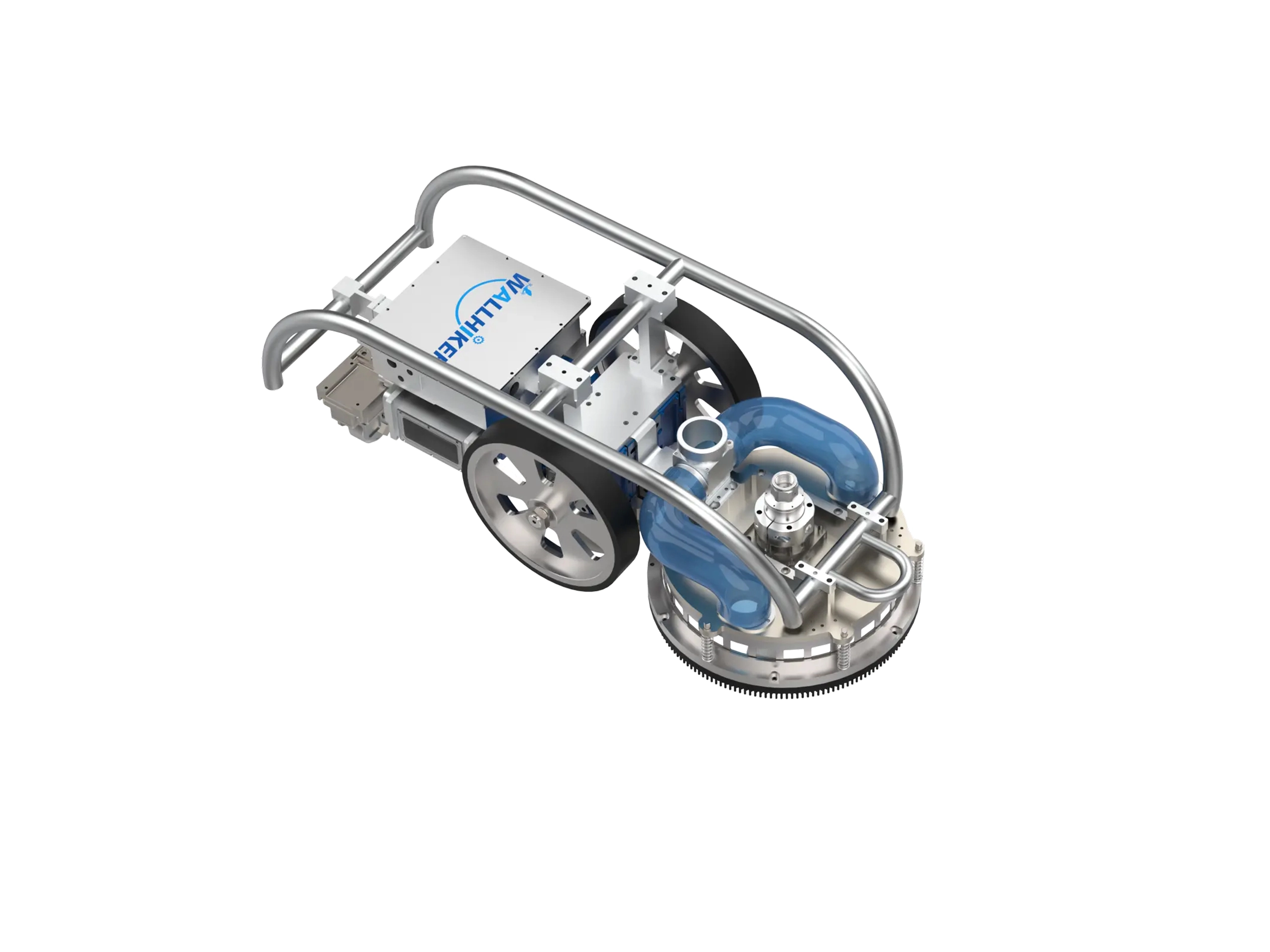 Wallhiker W-03 Mini Magnetic Crawler Robot for Ship Bottom Hull Surface Preparation